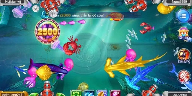 Khi chơi game các ngư thủ hãy tập trung vào những con mồi có điểm cao