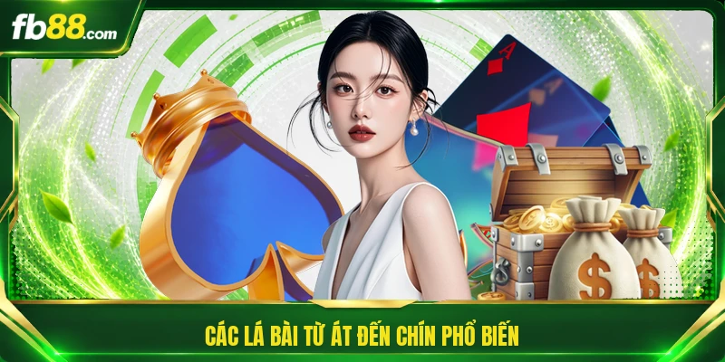 Các lá bài từ Át đến Chín phổ biến